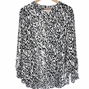 Philosophy Woman Black / White Blouse